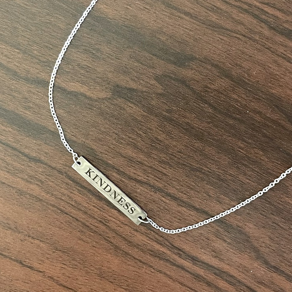 Plunder - Silver Engraved Necklace